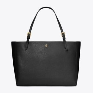 TORY BURCH - 'York' Buckle Tote - Black